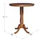 International Concepts Round 36 in Round Top Pedestal Table, 41.1 in Height, Distressed Oak, 36 W, 36 L, 41.1 in H, Wood K42-36RT-6B-2 - alternate 4